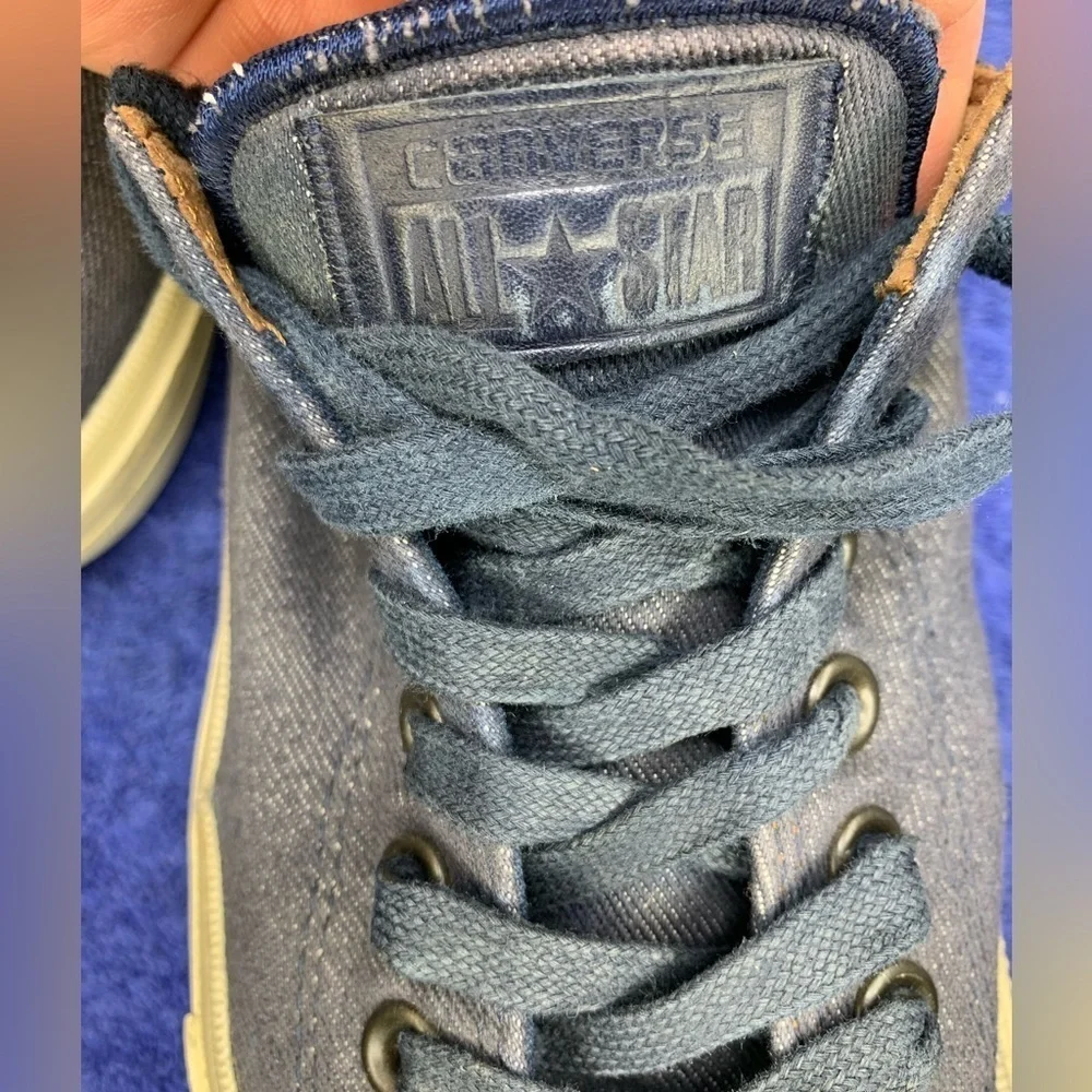 Men's 8.5 Women's 10.5 Navy Blue CONVERSE X JOHN VARVATOS Chuck Taylor II Shoes